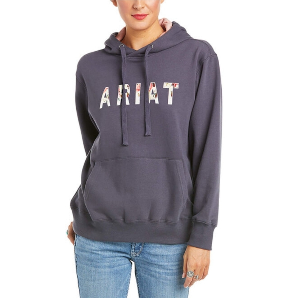 Ariat Real Floral Logo Hoodie Women's XL